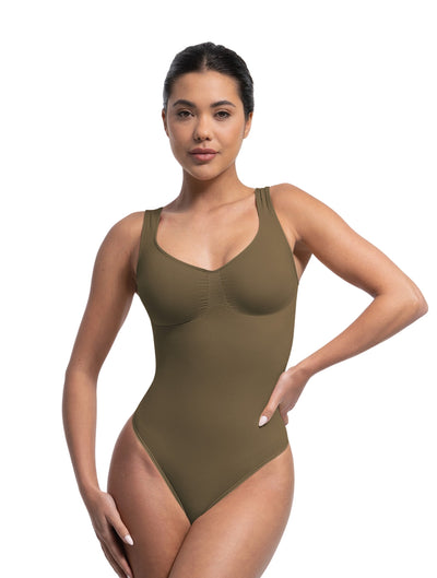 Naadloze Sculpt Thong Bodysuit