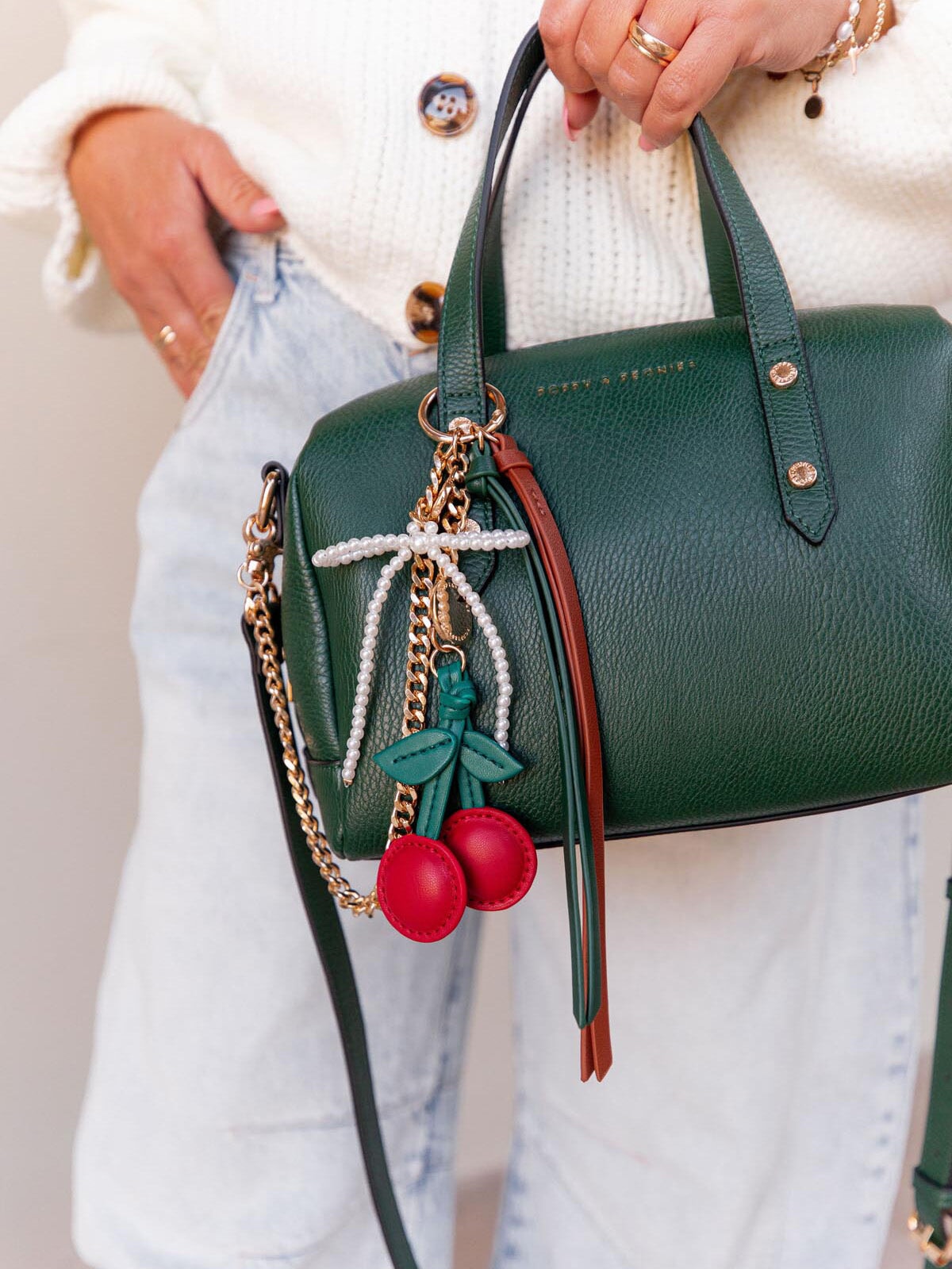 Cherry Bag Charm