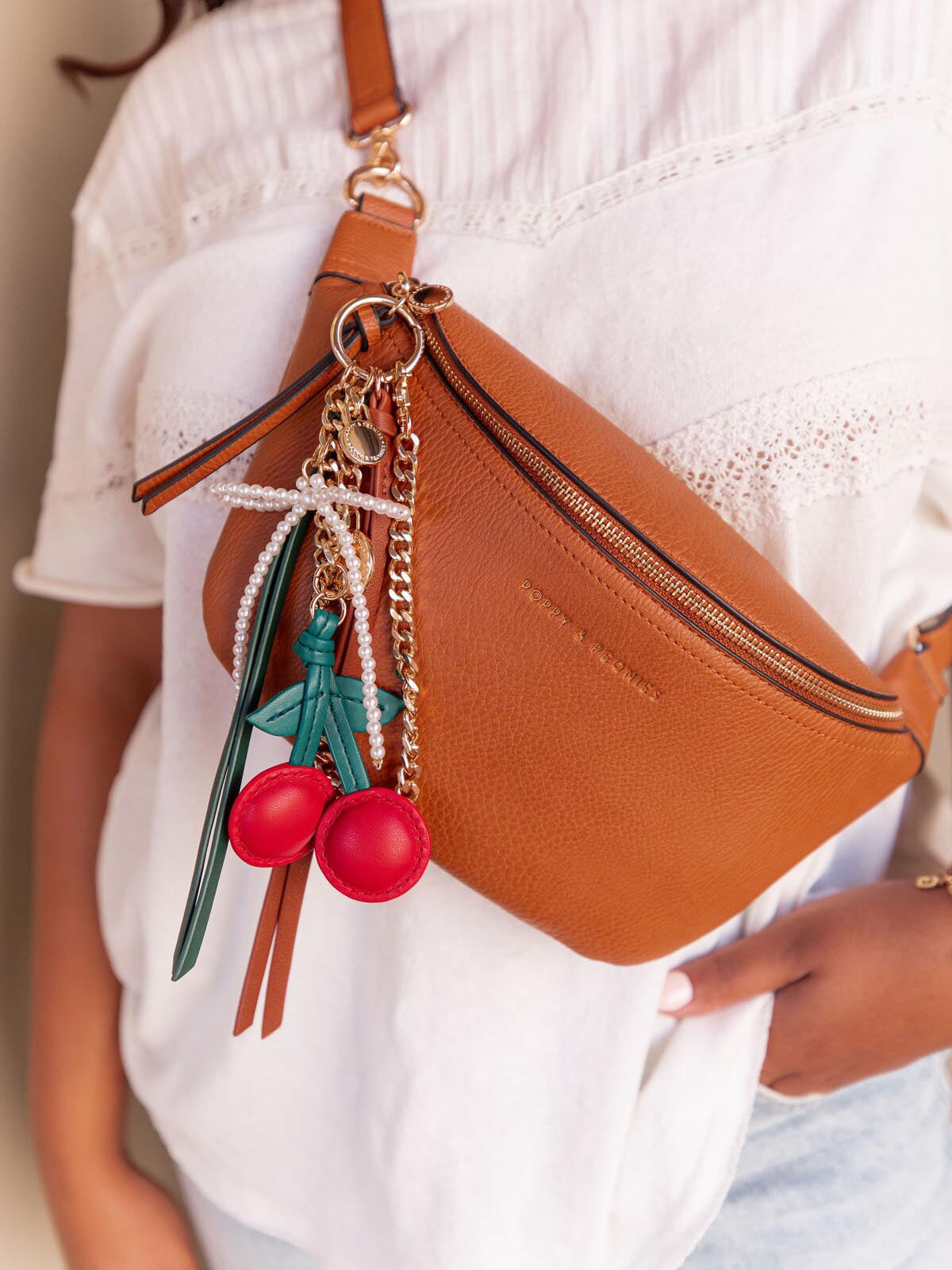 Cherry Bag Charm