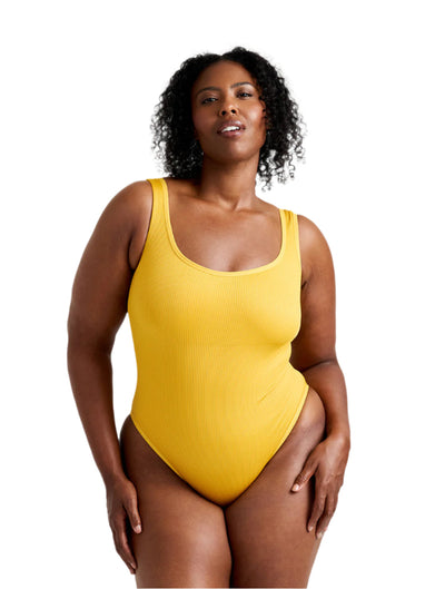 Geribbelde Shapewear Bodysuit