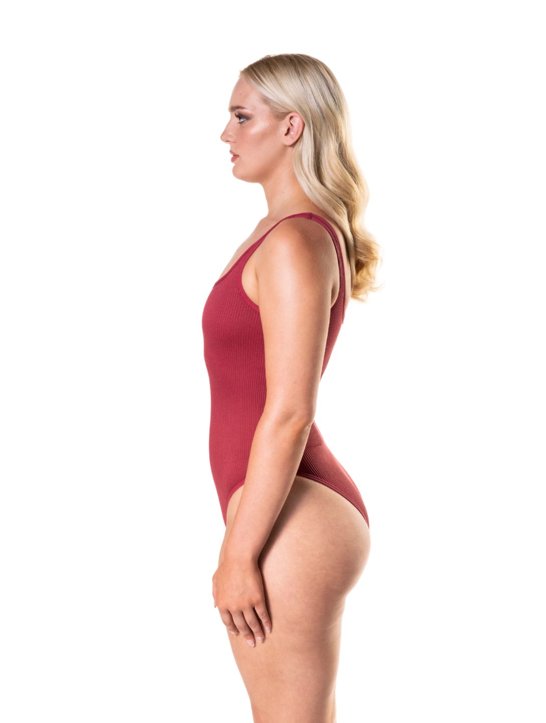 Geribbelde Shapewear Bodysuit